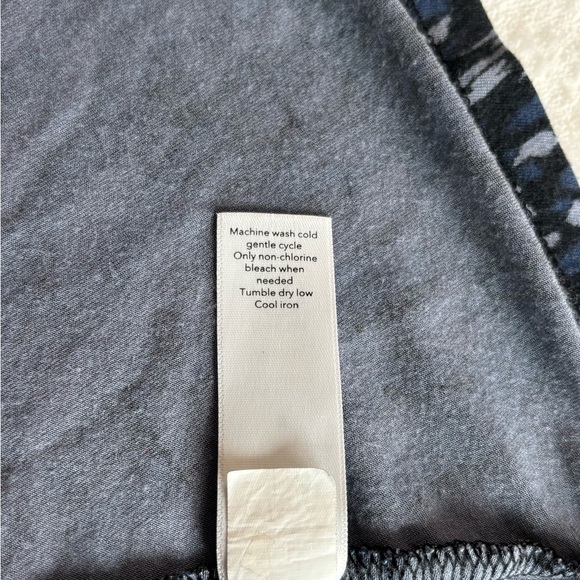 Athleta Blue and Black Patterned Mini Dress Size S Casual - Picture 10 of 10